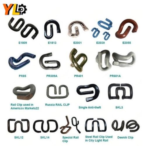 High-Quality SKL E-Type Elastic Rail Clips for Railway Fastening ...